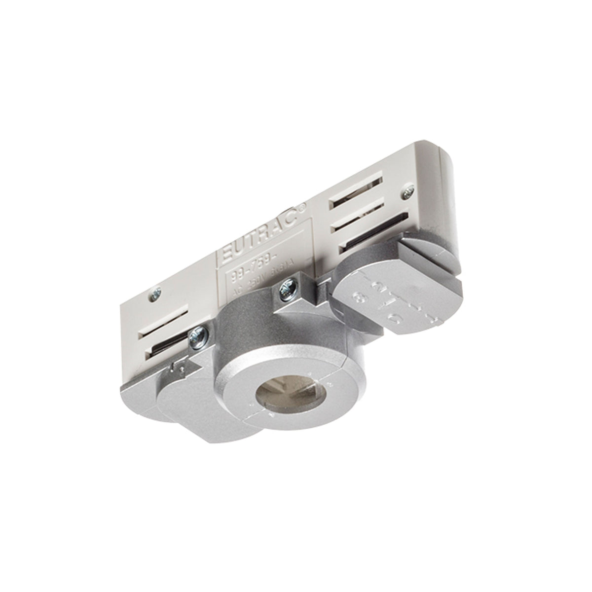 RENDL 3-circuit track system EUTRAC pendant adapter for 3-circuit tracks silver grey 230V  R11362 4