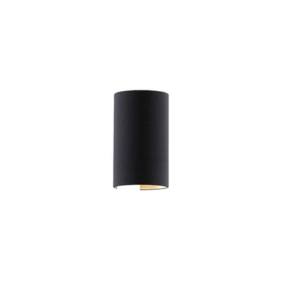 RENDL wall lamp RON W 15/25 wall  Polycotton black/copper foil 230V LED E27 15W R11368 1
