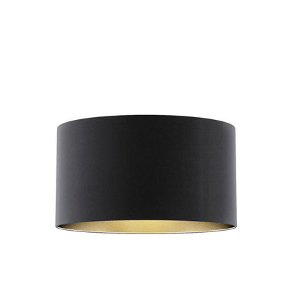 RENDL shades, shade bases, pendent sets RON 55/30 shade Polycotton black/golden foil max. 23W R11463 1