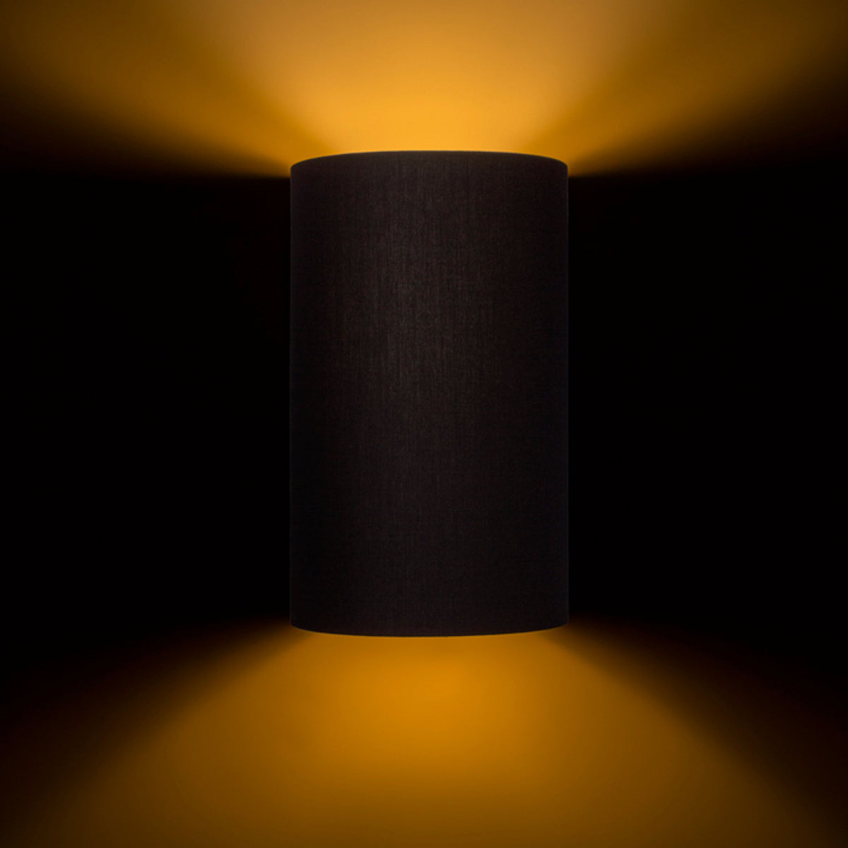 RENDL wall lamp RON W 15/25 wall  Polycotton black/golden foil 230V LED E27 15W R11464 4