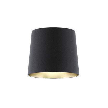 RENDL shades, shade bases, pendent sets CONNY 35/30 shade Polycotton black/golden foil max. 23W R11469 1