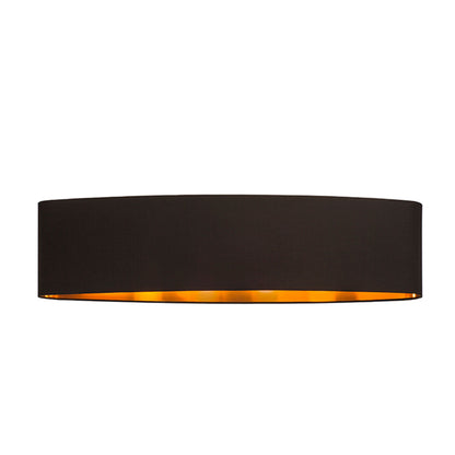 RENDL shades, shade bases, pendent sets CASUAL 90/22 shade Polycotton black/copper foil max. 23W R11485 1