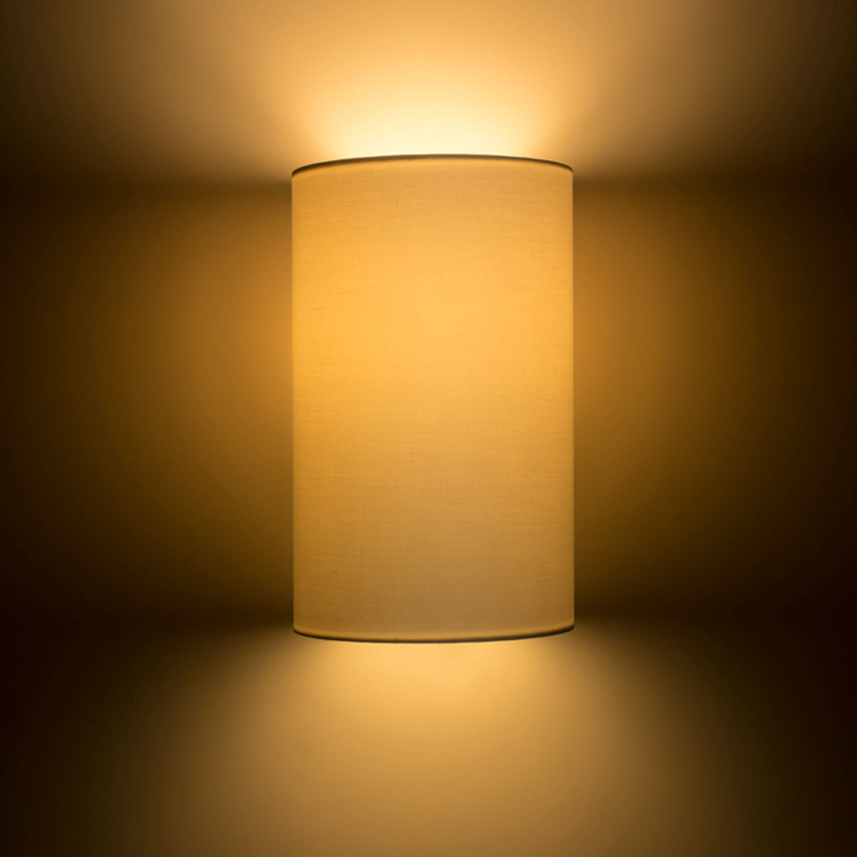 RENDL wall lamp RON W 15/25 wall  Polycotton white/white PVC 230V LED E27 15W R11492 5