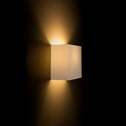 RENDL wall lamp LOPE W 25/14 wall  Polycotton white/white PVC 230V LED E27 15W R11504 5