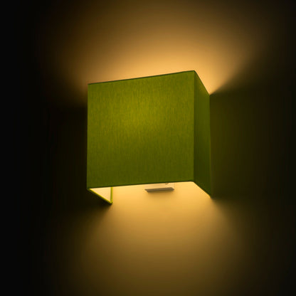 RENDL wall lamp LOPE W 25/14 wall  Chintz lime/white PVC 230V LED E27 15W R11570 7