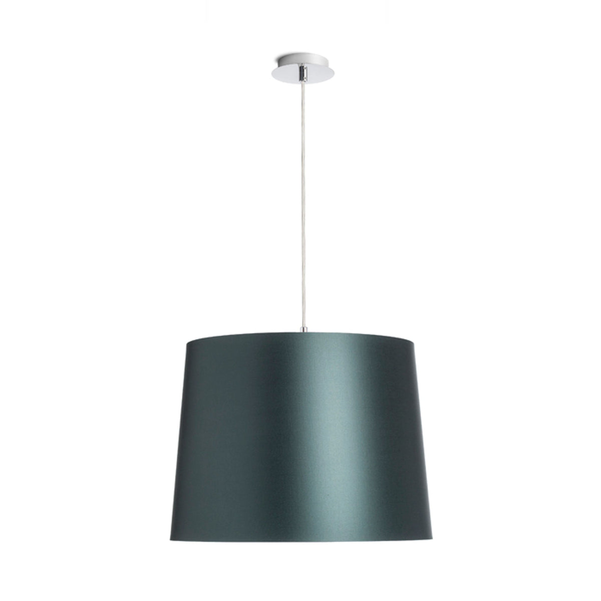 RENDL shades, shade bases, pendent sets ASPRO 40/30 shade  Monaco petrol blue/silver PVC  max. 23W R11578 5