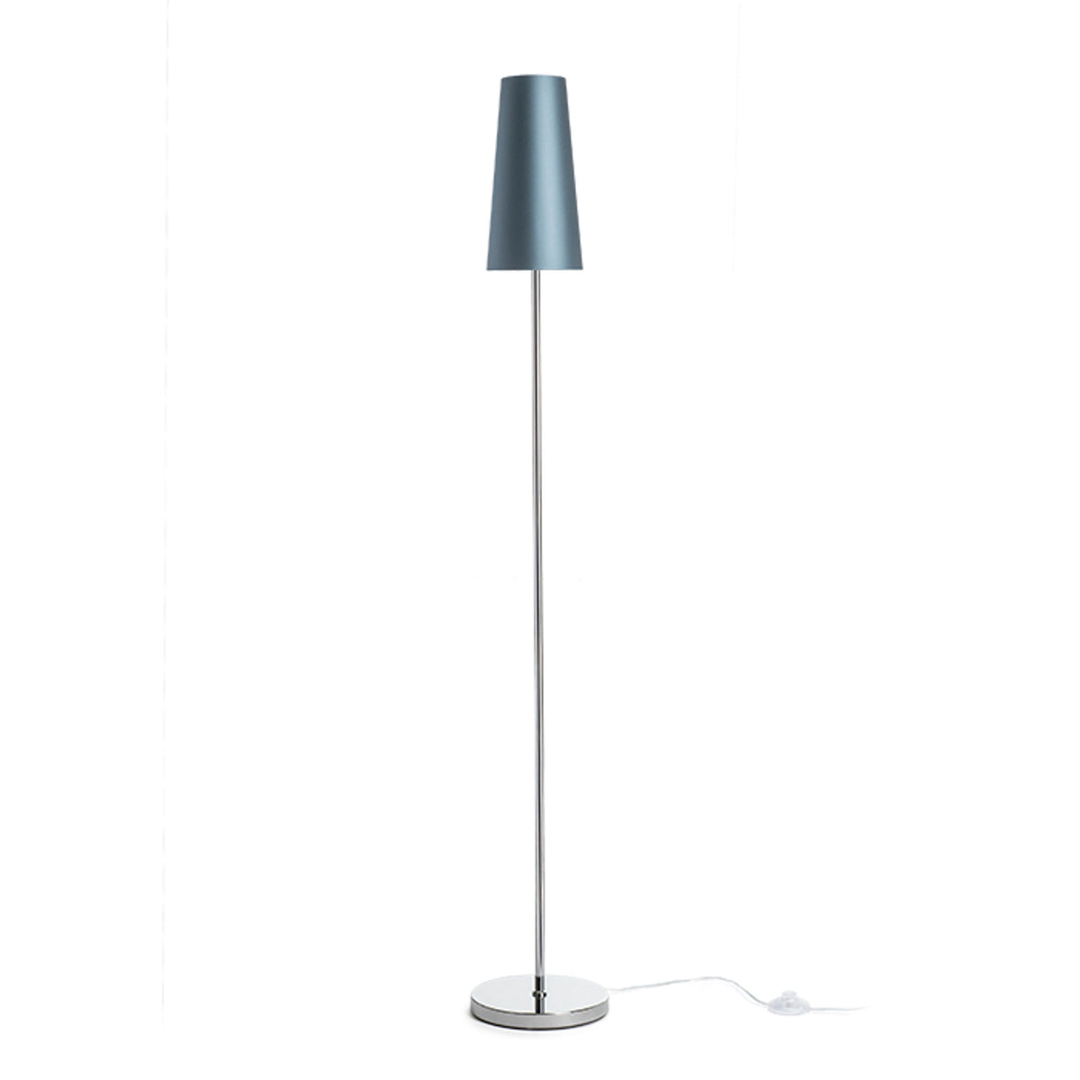 RENDL shades, shade bases, pendent sets CONNY 15/30 table shade  Monaco petrol blue/silver PVC  max. 23W R11579 3
