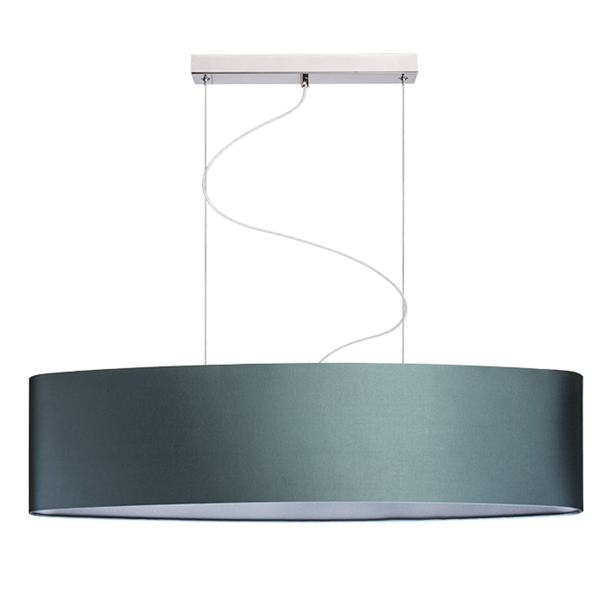 RENDL shades, shade bases, pendent sets CASUAL 90/22 shade  Monaco petrol blue/silver PVC  max. 23W R11583 5