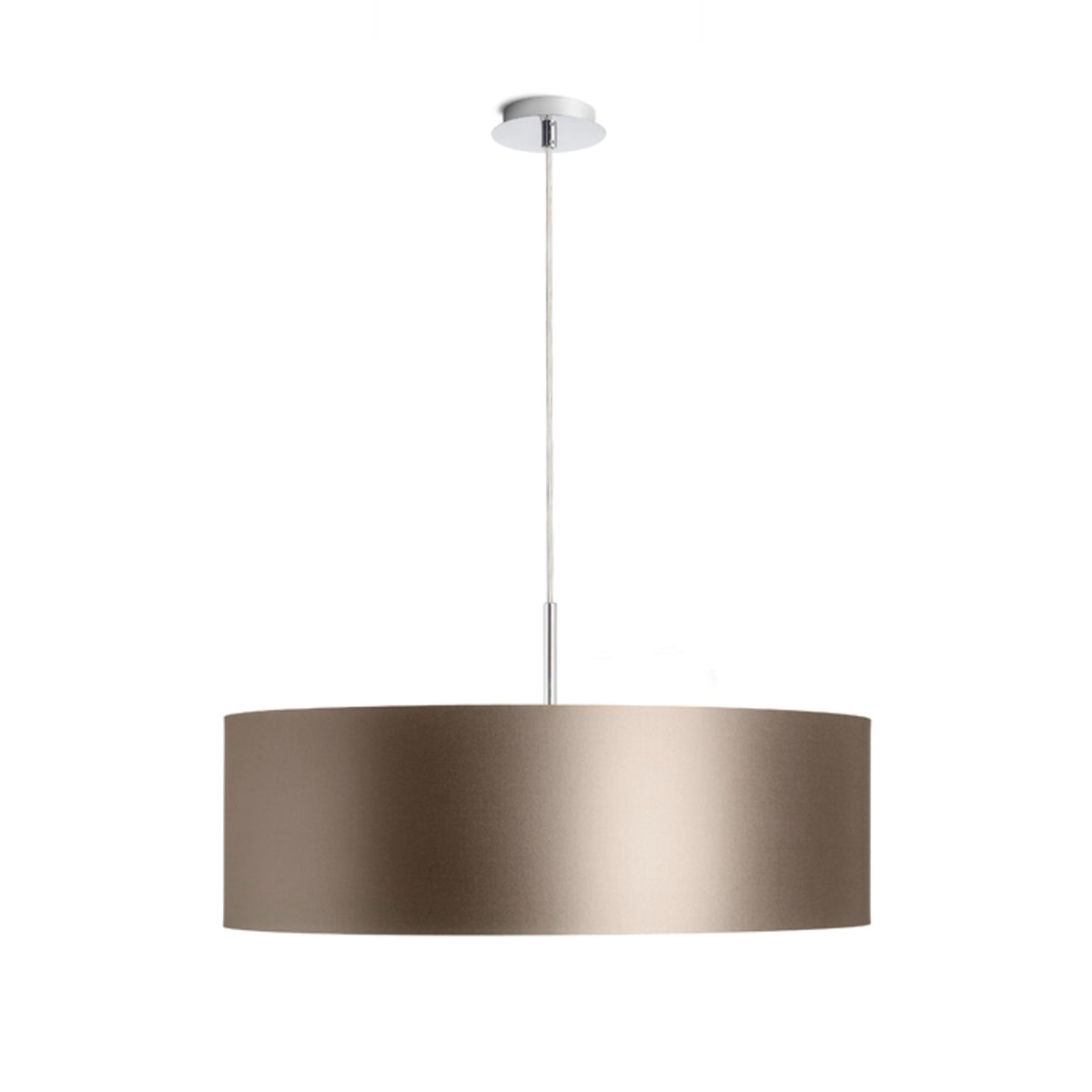RENDL shades, shade bases, pendent sets RON 60/19 shade  Monaco dove gray/silver PVC  max. 23W R11584 3