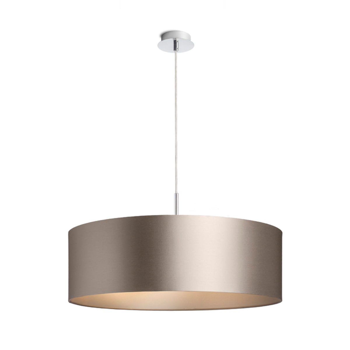 RENDL shades, shade bases, pendent sets RON 60/19 shade  Monaco dove gray/silver PVC  max. 23W R11584 4