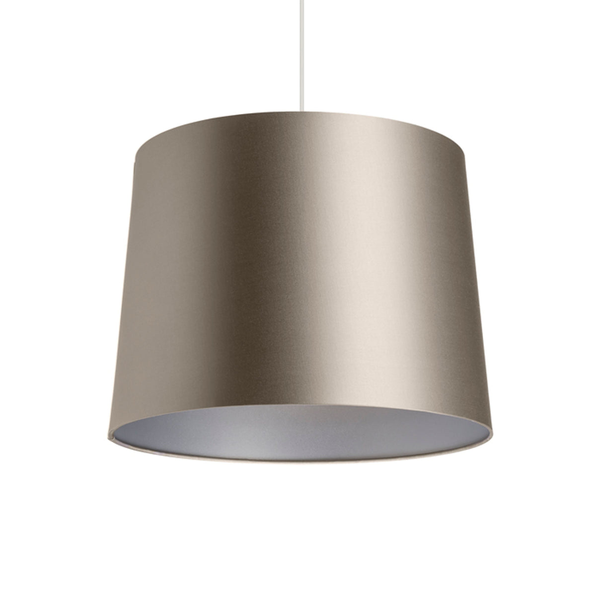 RENDL shades, shade bases, pendent sets ASPRO 40/30 shade  Monaco dove gray/silver PVC  max. 23W R11589 1