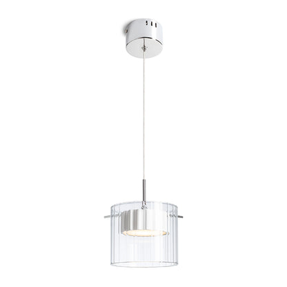 RENDL pendant lamp ESTRA I pendant white clear glass 230V LED 5W  3000K R11679 1