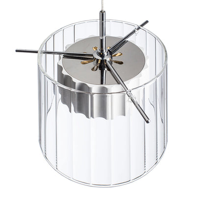 RENDL pendant lamp ESTRA I pendant white clear glass 230V LED 5W  3000K R11679 6