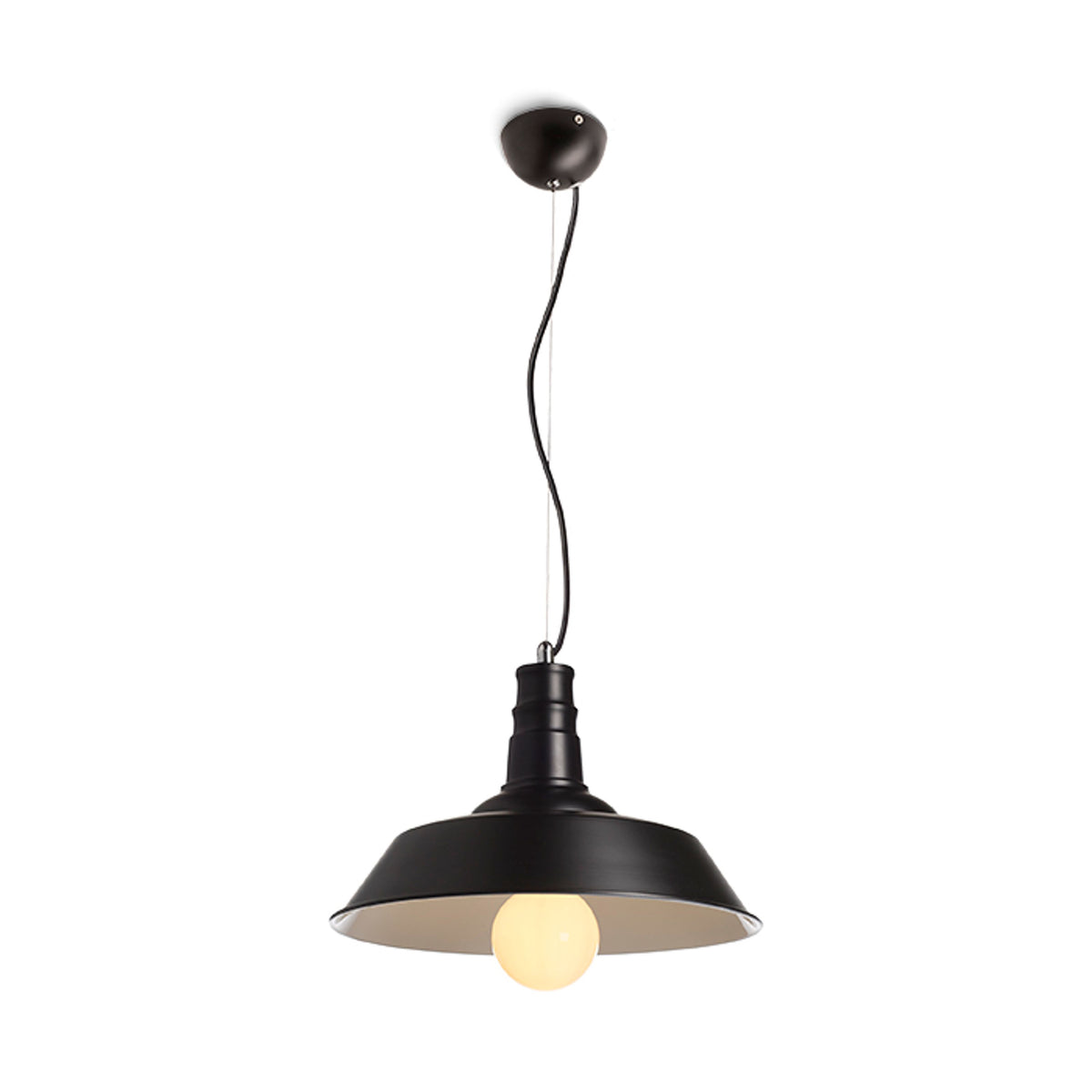 RENDL Outlet GOLDIE 36 pendant black/white  230V LED E27 30W R11688 1