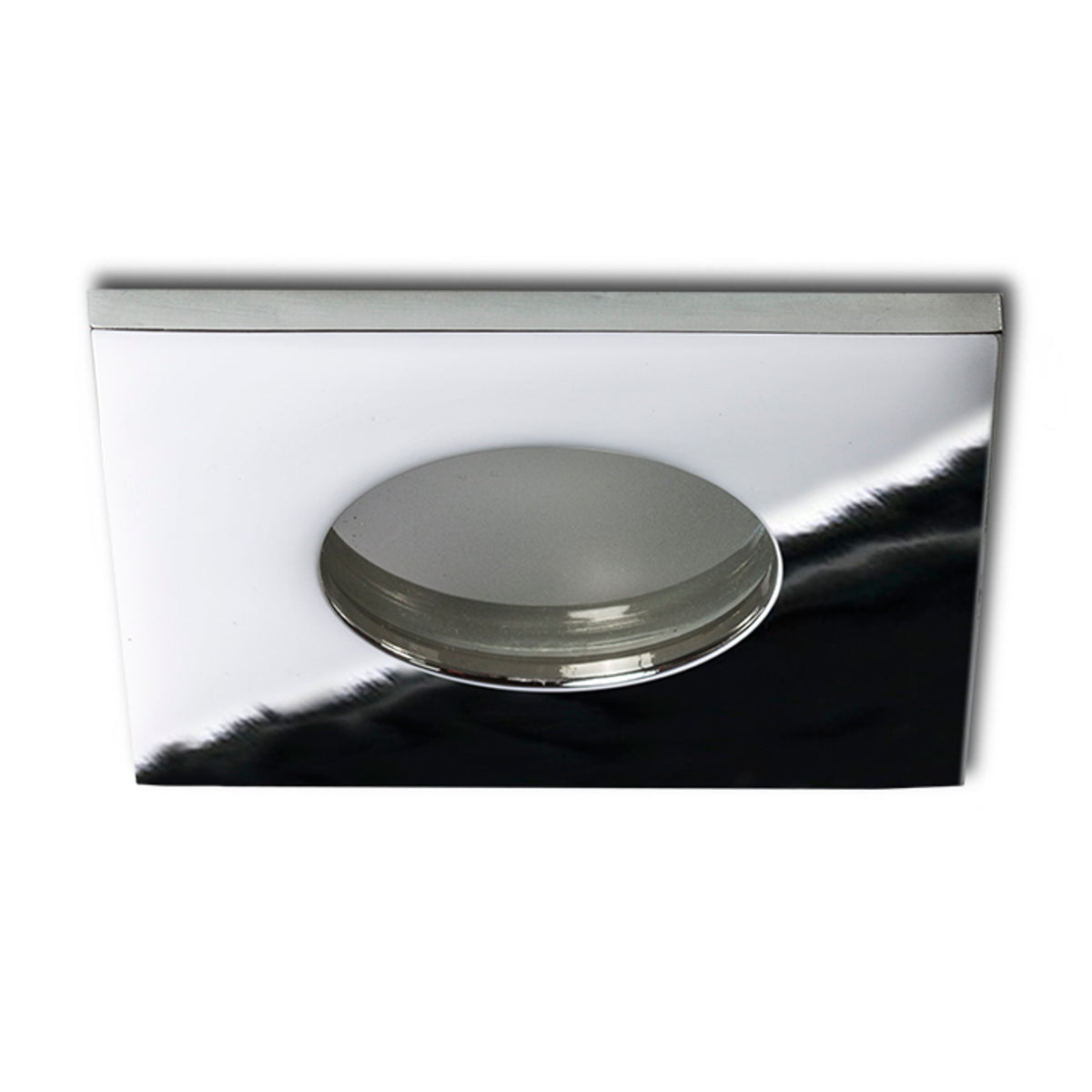 RENDL recessed light SPLASH SQ recessed  chrome 230V LED GU10 8W IP65 R11735 8