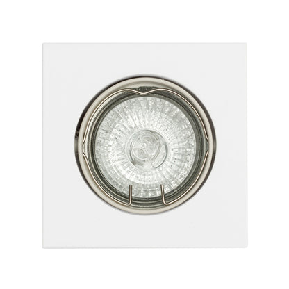 RENDL recessed light TOPIC SQ directional matte white  230V LED GU10 8W R11745 2