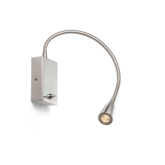 RENDL spotlight POINT wall  matt nickel 230V LED 3W 40°  3000K R11758 1