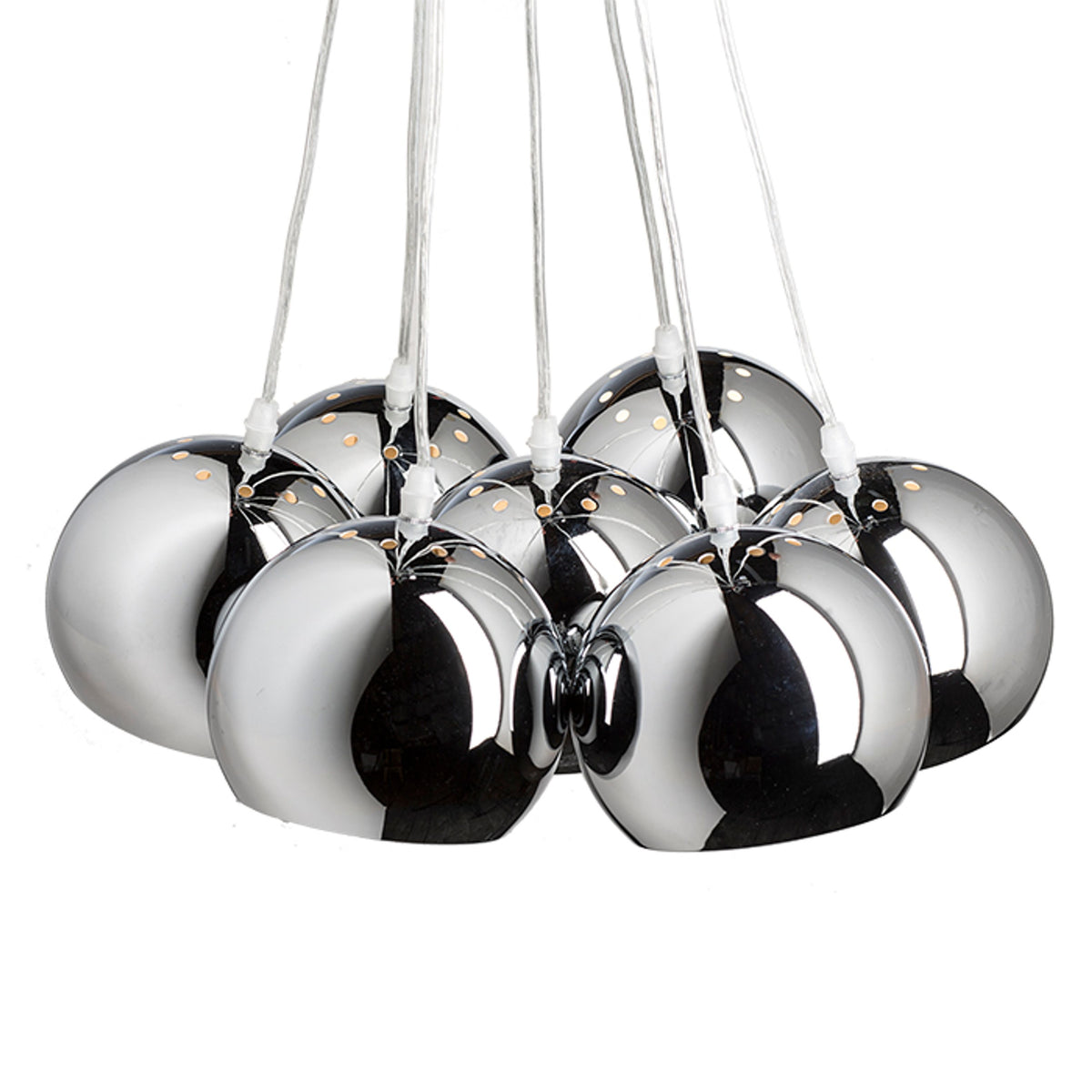 RENDL pendant lamp ASTROMET VII pendant  chrome 230V LED E27 7x11W R11761 4