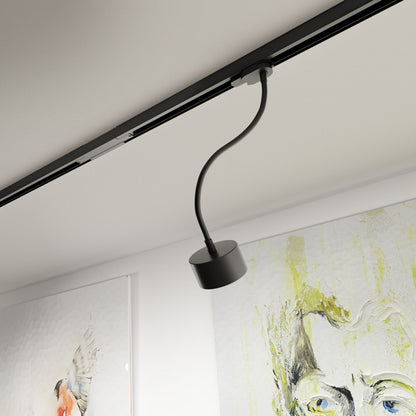 RENDL 3-circuit track system PIXIE on goose neck for 3-circuit tracks black 230V LED GX53 7W R11769 2