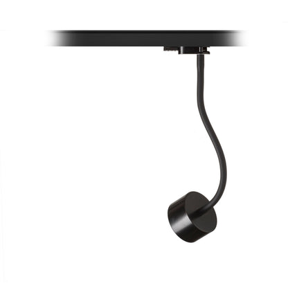 RENDL 3-circuit track system PIXIE on goose neck for 3-circuit tracks black 230V LED GX53 7W R11769 3