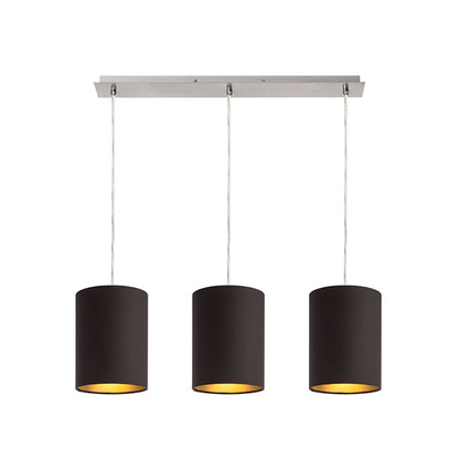 RENDL shades, shade bases, pendent sets MORE 60 pendant ceiling base  matt nickel 230V LED E27 3x15W R11774 3