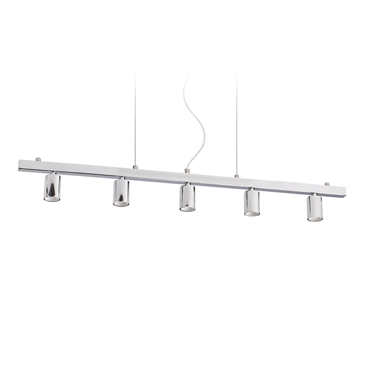 RENDL shades, shade bases, pendent sets RALLONG V pendant ceiling base  chrome 230V LED E27 5x15W R11798 3