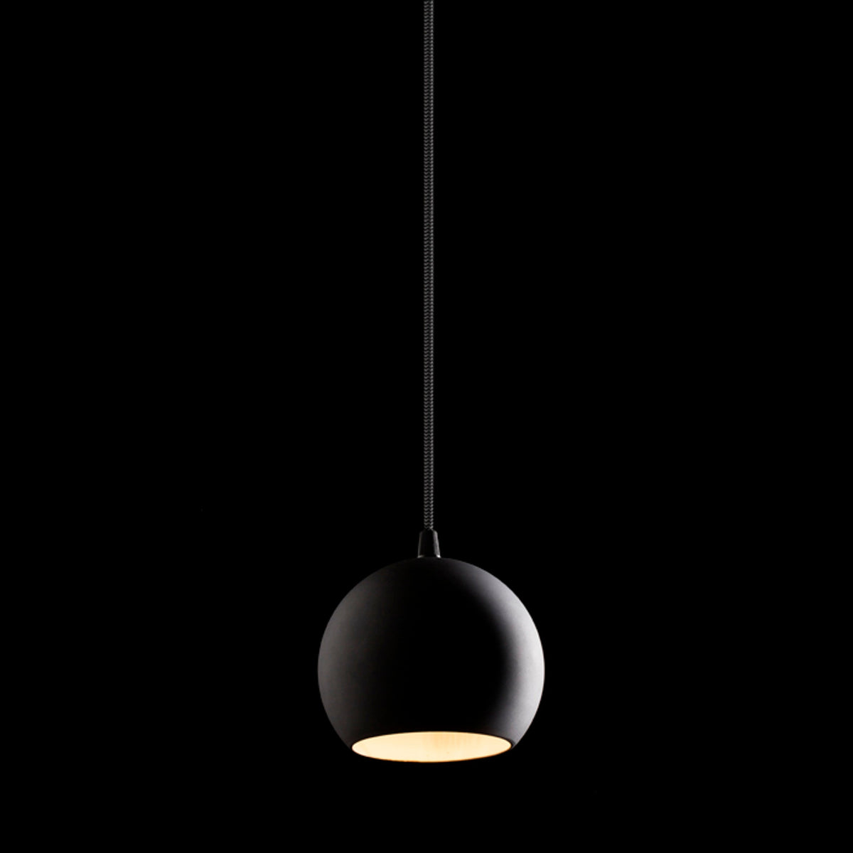 RENDL pendant lamp COPA pendant black glass 230V LED E27 11W R11824 3