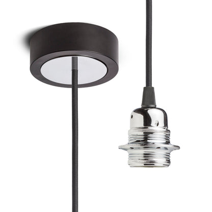 RENDL shades, shade bases, pendent sets HEX pendant set BB+BC+CHF+CHC1   230V LED E27 15W R11909 1