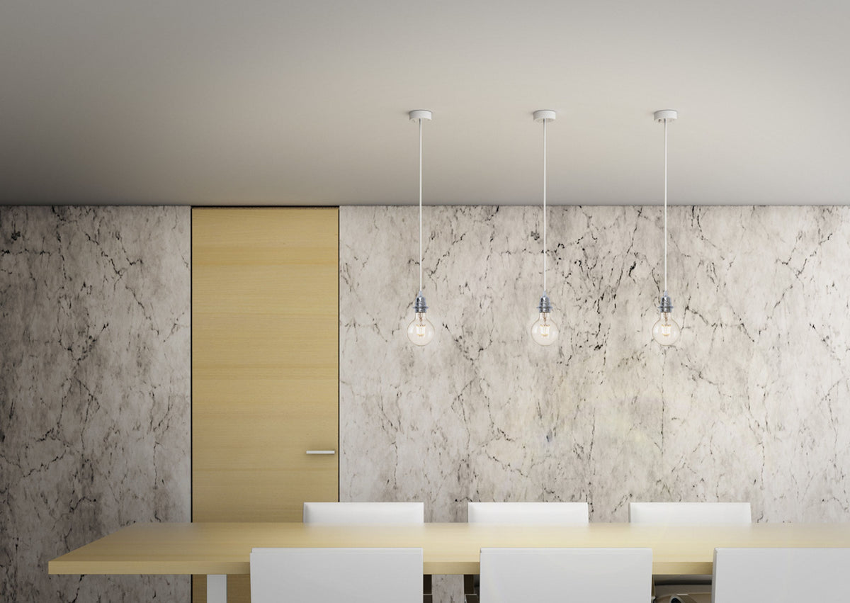 RENDL shades, shade bases, pendent sets HEX pendant set WB+WC+CHF+CHC1   230V LED E27 15W R11917 6