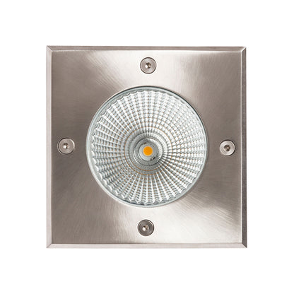 RENDL outdoor lamp RIZZ SQ 125   stainless steel 230V LED 7W 41° IP67  3000K R11962 5