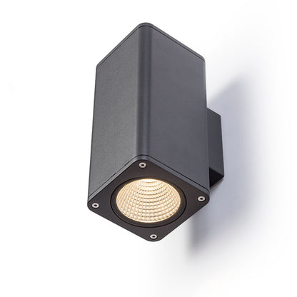 RENDL outdoor lamp MIZZI SQ II wall anthracite grey  230V LED 2x12W 46° IP54  3000K R11965 1