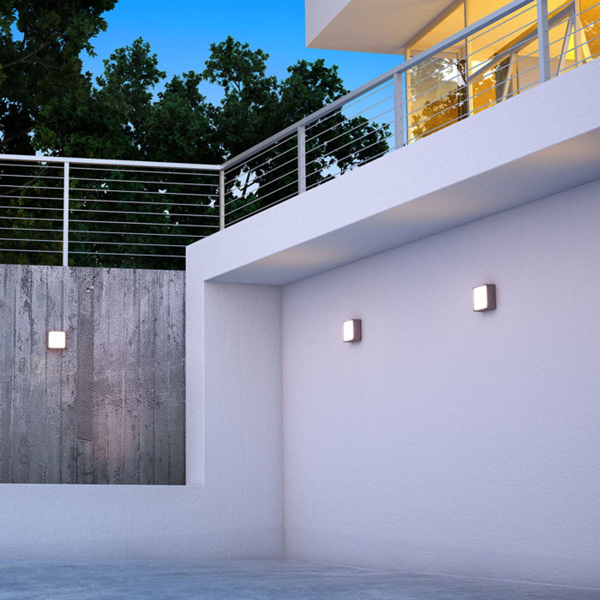 RENDL outdoor lamp BONO surface mounted anthracite grey  230V LED 4W IP65  3000K R11967 7