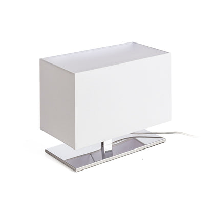 RENDL table lamp PLAZA S table white chrome 230V LED E27 15W R11973 1