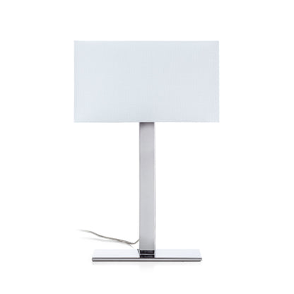 RENDL table lamp PLAZA M table white chrome 230V LED E27 15W R11983 8