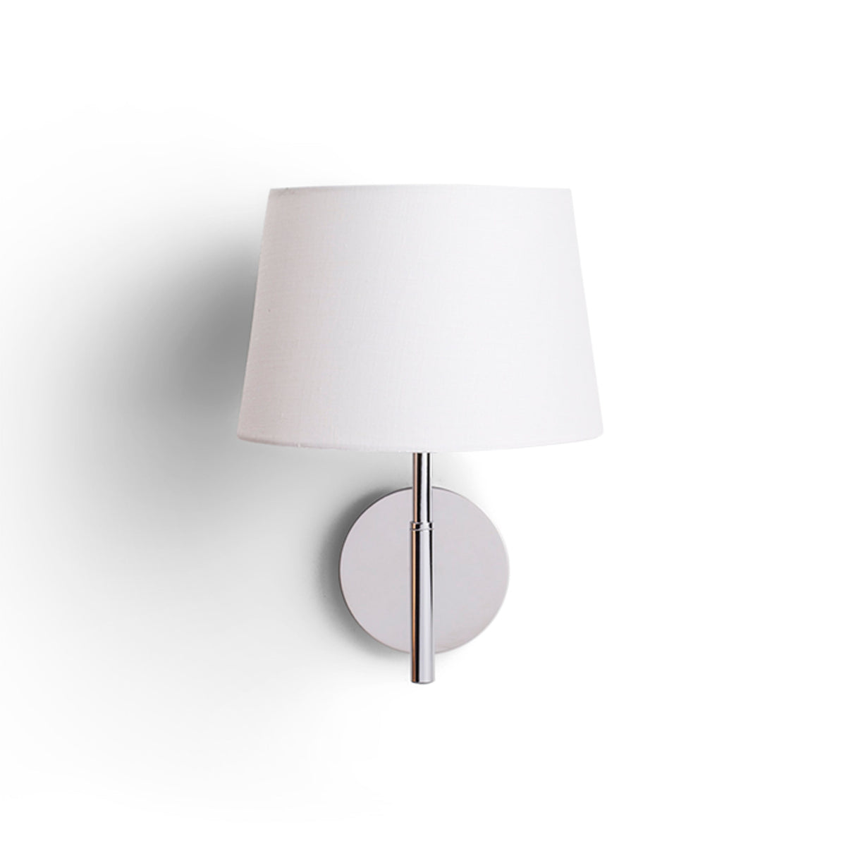 RENDL wall lamp BROADWAY wall white chrome 230V LED E27 15W R11985 2