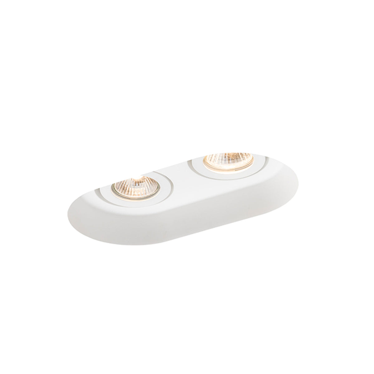 RENDL recessed light DINGO GU10 II directional  plaster 230V GU10 2x35W R12037 2