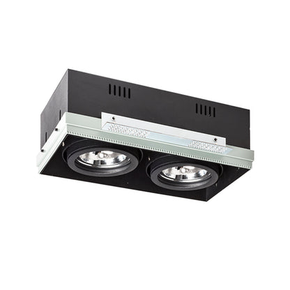 RENDL recessed light ELECTRA II  black  12V LED G53 2x15W R12051 3
