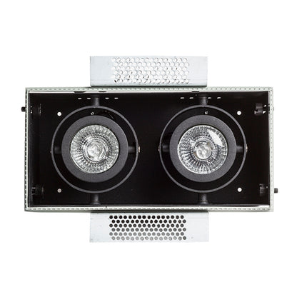 RENDL recessed light ELECTRA II  black  230V GU10 2x50W R12053 3