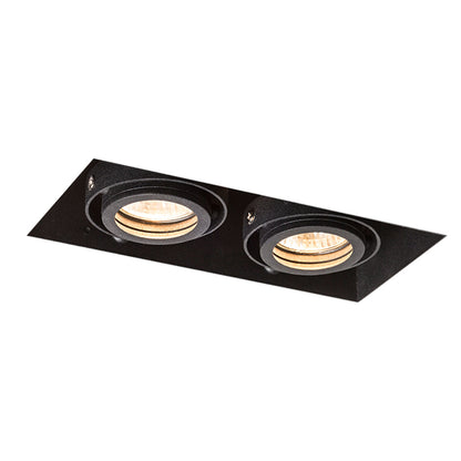 RENDL recessed light ELECTRA II  black  230V GU10 2x50W R12053 8