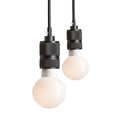 RENDL pendant lamp CINDY VI pendant black  230V LED E27 6x15W R12054 4