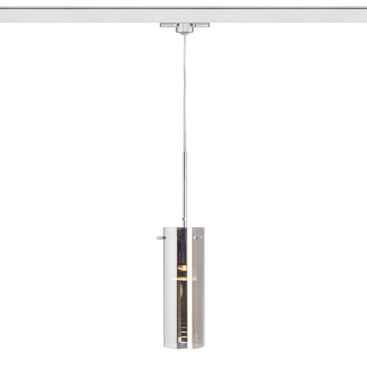 RENDL 3-circuit track system SANSSOUCI for 3-circuit tracks  chrome-tinted glass 230V LED E27 15W R12095 1