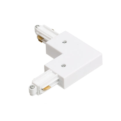 RENDL 1-circuit track system 1F L connector (outer polarity) white  230V  R12266 1