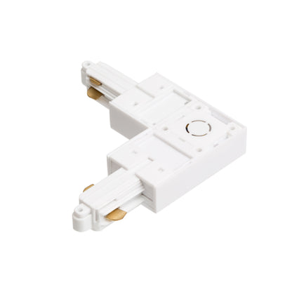 RENDL 1-circuit track system 1F L connector (outer polarity) white  230V  R12266 2