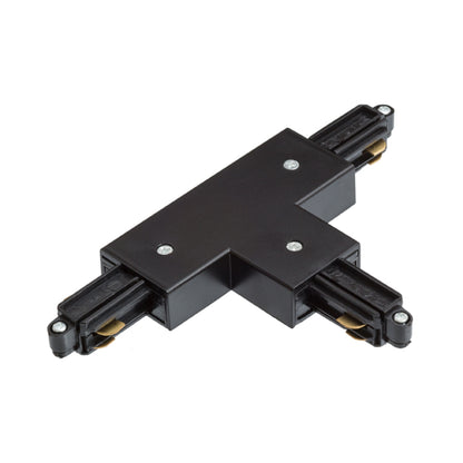 RENDL 1-circuit track system 1F T connector, polarity left black 230V  R12273 1