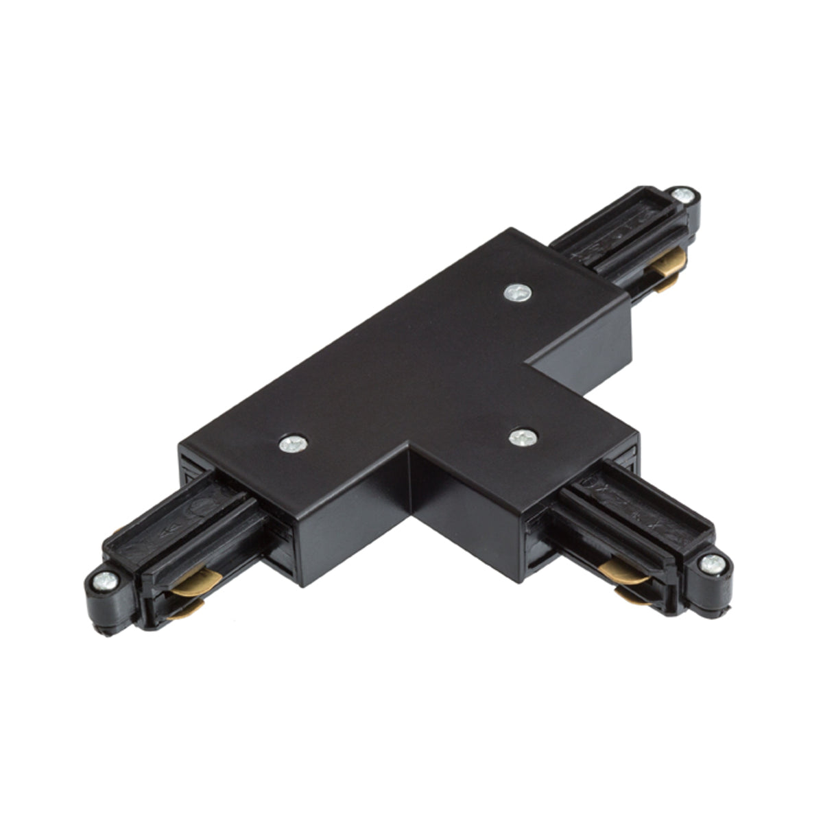 RENDL 1-circuit track system 1F T connector, polarity right black 230V  R12276 1