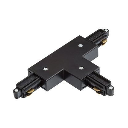 RENDL 1-circuit track system 1F T connector, polarity right black 230V  R12276 1
