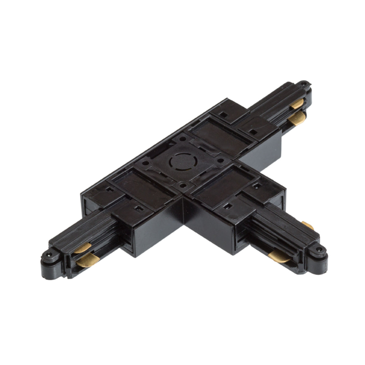 RENDL 1-circuit track system 1F T connector, polarity right black 230V  R12276 2