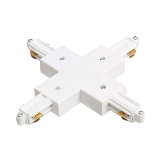 RENDL 1-circuit track system 1F X connector white  230V  R12278 1