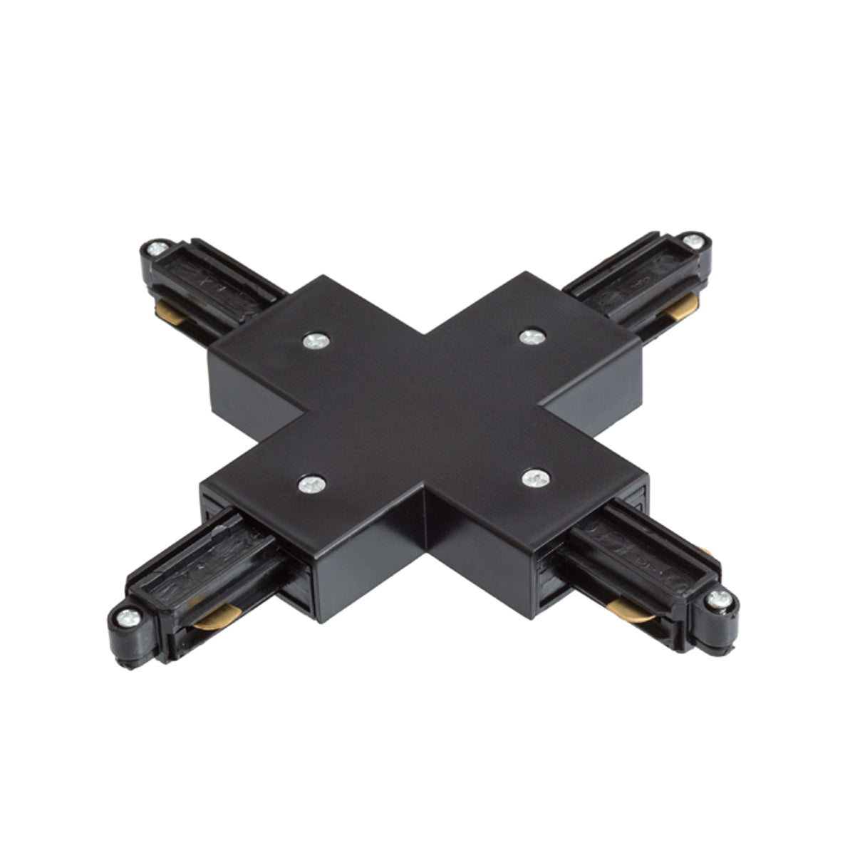 RENDL 1-circuit track system 1F X connector black 230V  R12279 1