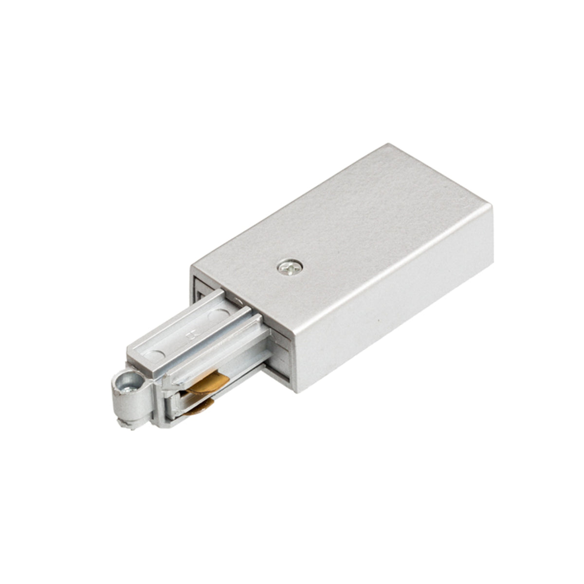 RENDL 1-circuit track system 1F feed-in, polarity right silver grey  230V  R12289 1